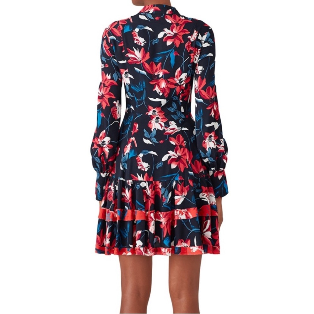 Tanya Taylor Tulip Poppy Floral Silk Dress - Picture 2 of 10